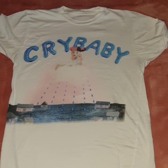 Forever 21 Girls Cry Baby Graphic T-Shirt (Kids) in Black, 9